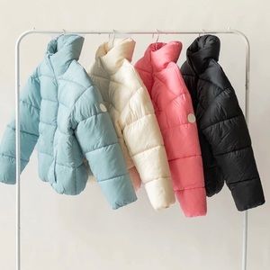 Noise Avalon pink puffer jacket